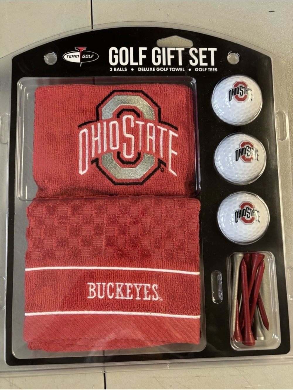 Ohio State Buckeyes Golf Gift Set Team Golf Collegiate Licensed Product NEW